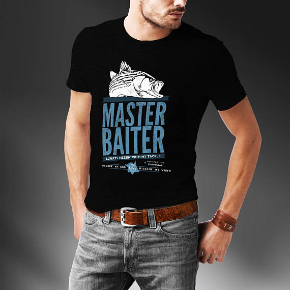 Master Baiter Fishing Tee - Funny Fishing Tee Shirt